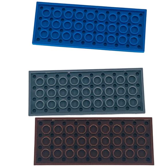 LEGO 4x10 Baseplate Brick Tile Bulk Multicolor Building Blocks Brown Gray Blue - Picture 2 of 6